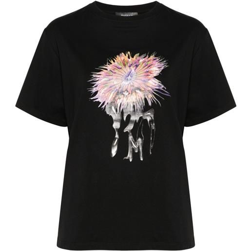 Mugler t-shirt pink anemone - nero