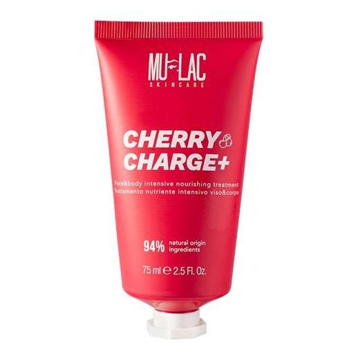 Mulac cosmetics cherry charge + trattamento nutriente viso e corpo 75m