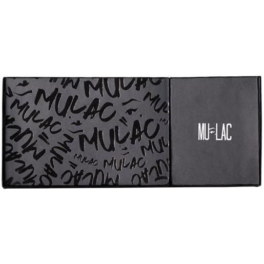 Mulac cosmetics large shot palette astuccio compatto per trucchi nero