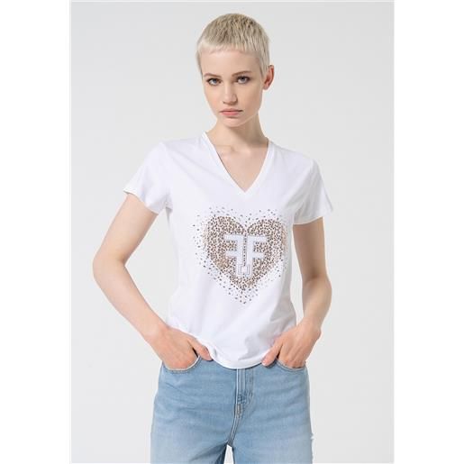 Fracomina graphic t-shirt white