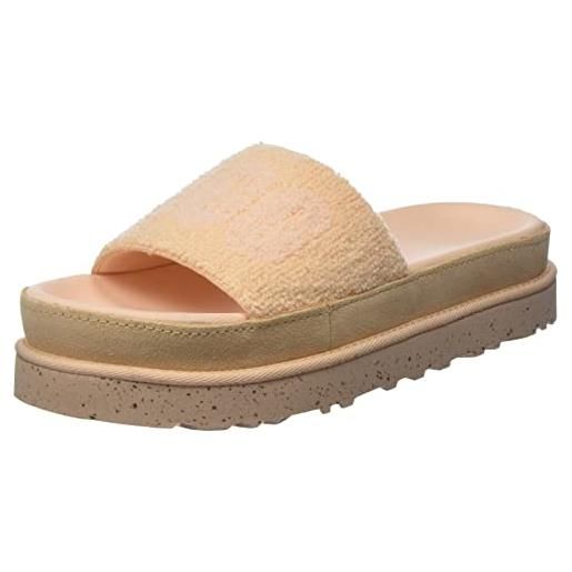 UGG laton, sandali a ciabatta donna, rosa (peach fuzz terry), 37 eu