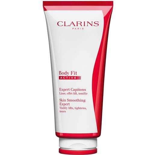 Clarins body fit active 200ml crema corpo rimodellante, crema corpo anti-età