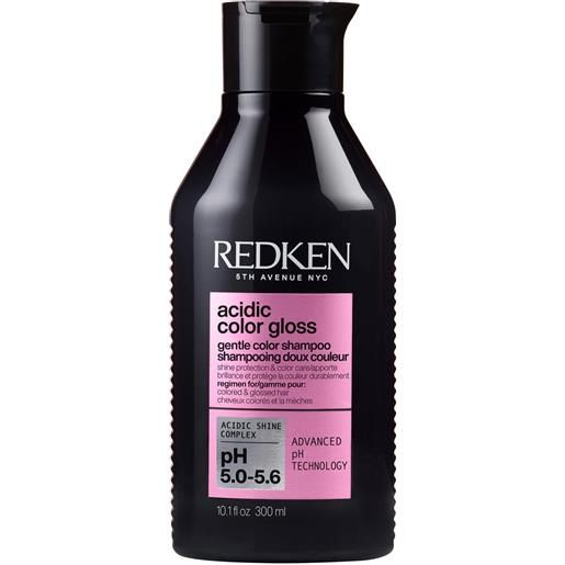 Redken gentle color shampoo 300ml shampoo protezione colore, gloss capelli