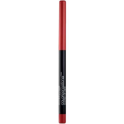 Maybelline New York color sensational shaping lip liner matita labbra red