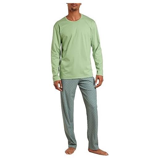 CALIDA relax streamline set di pigiama, oscurante, iris green, 54 uomo