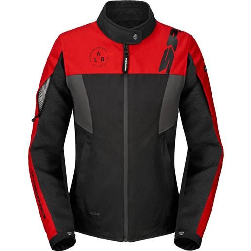 SPIDI - giacca SPIDI - giacca corsa h2out lady nero / anthracite / rosso