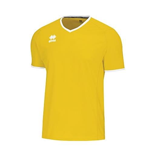 Errea maglietta lennox camicia, giallo/bianco, l uomo