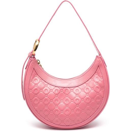 Marine Serre borsa a spalla eclips mini - rosa