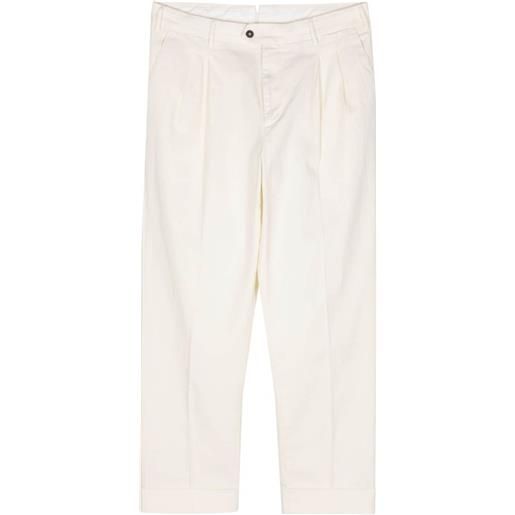 PT Torino pantaloni con piega - bianco