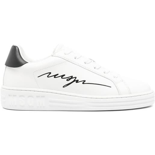 MSGM sneakers iconic - bianco