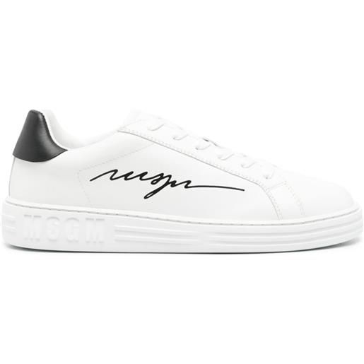 MSGM sneakers iconic - bianco