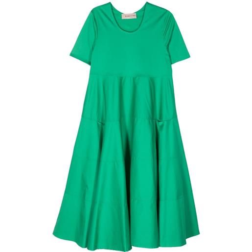 Blanca Vita vestito midi arabide - verde