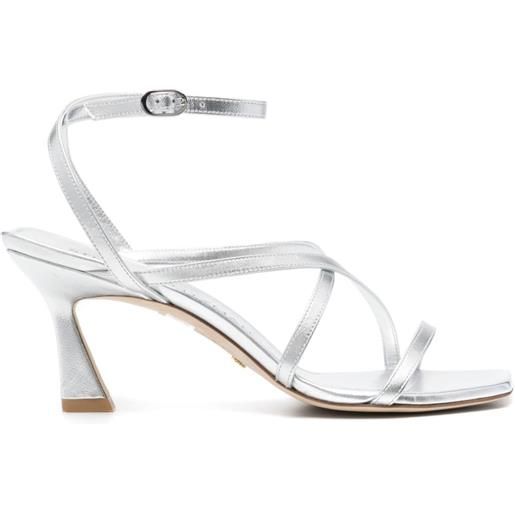 Stuart Weitzman sandali oasis 75mm - argento