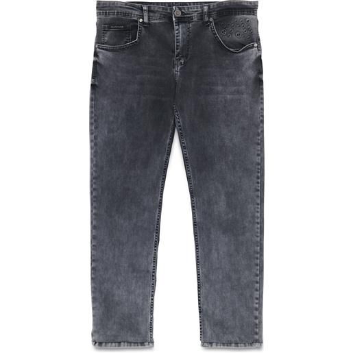 P.plein jeans 46 grigio cotone