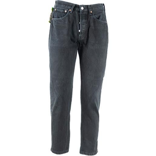 Levis 501 pantalone jeans w31l34 blu denim