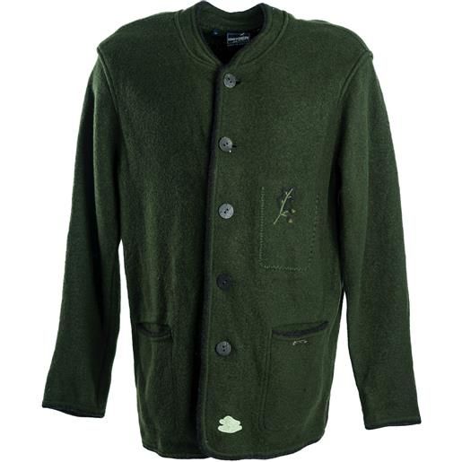 Geiger giacca lana cotta 52 verde lana