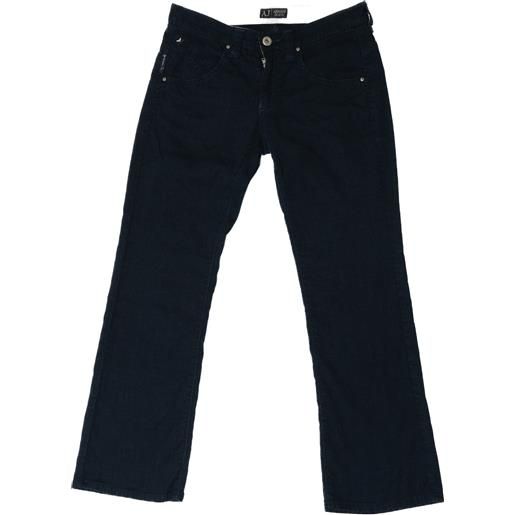 Armani Jeans pantalone 27 blu cotone