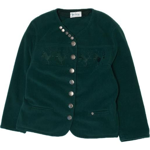 Vintage giacca tirolese 42 verde altri materiali