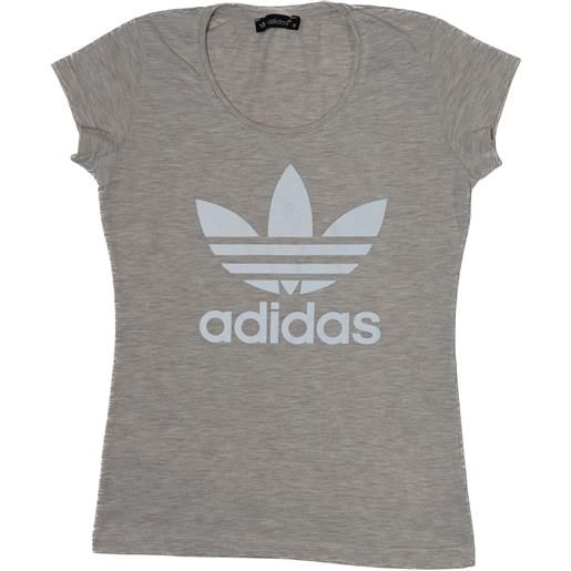 Adidas t-shirt xs grigio cotone