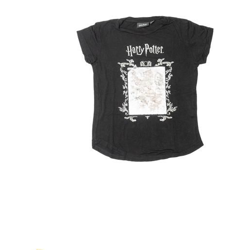 Harry Potter t-shirt 12a nero cotone