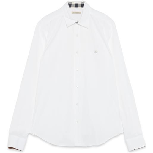 Burberry camicia 46 bianco cotone