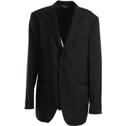 Dolce E Gabbana giacca 46 nero lana