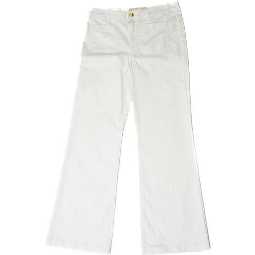 Michael Kors pantalone 37 bianco cotone