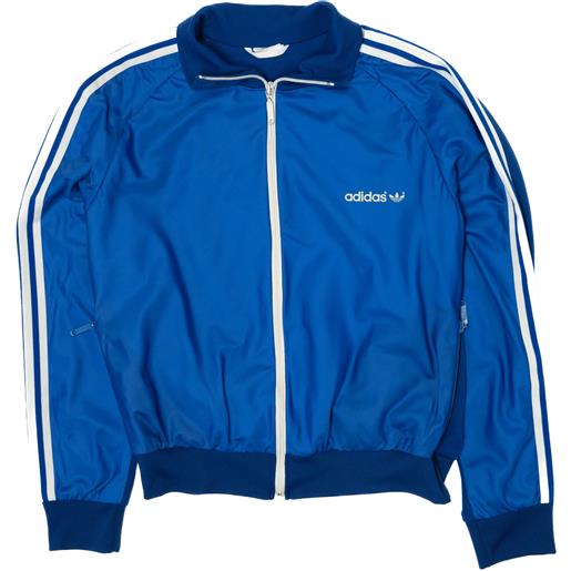 Adidas giacca sport 46 blu altri materiali