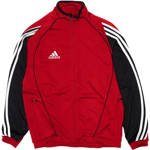 Adidas giacca tuta 50 rosso altri materiali
