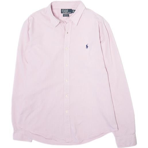Ralph Lauren camicia 42 rosa cotone