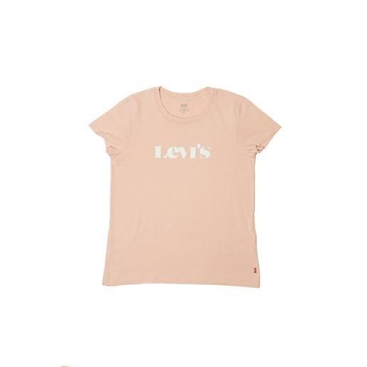 Levis t-shirt 40 rosa cotone