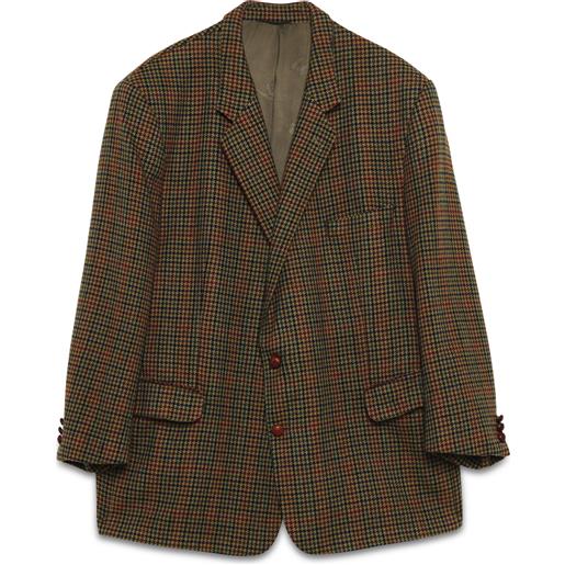 Burberry giacca xl marrone lana