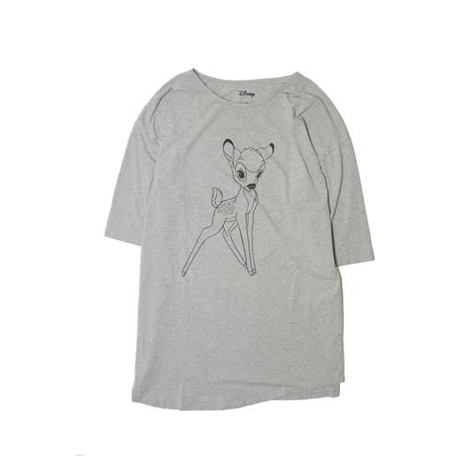 Disney t-shirt 50 grigio cotone