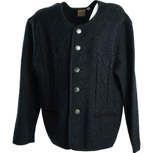 Vintage giacca lana cotta 58 blu lana