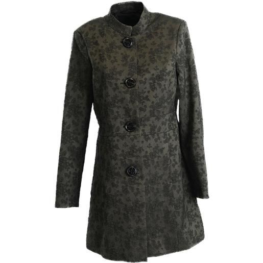 Vintage cappotto '70 38 nero cotone