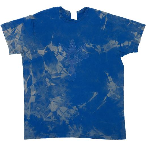 Vintage t-shirt l blu cotone
