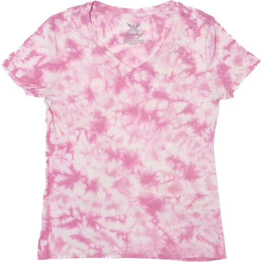 Vintage t-shirt l rosa cotone