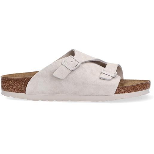 Birkenstock zurich camoscio panna