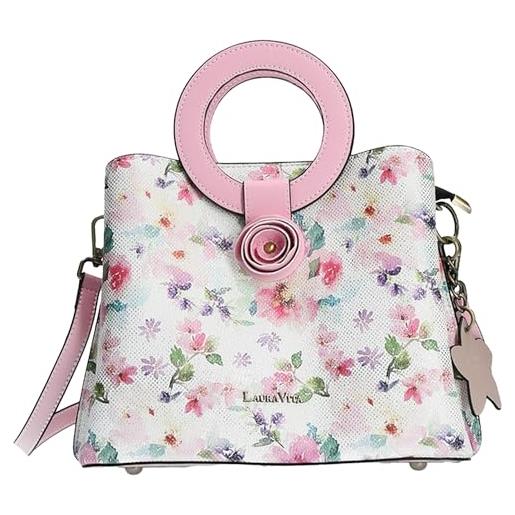 Laura Vita borsa da donna alisa 0224, colore: rosa