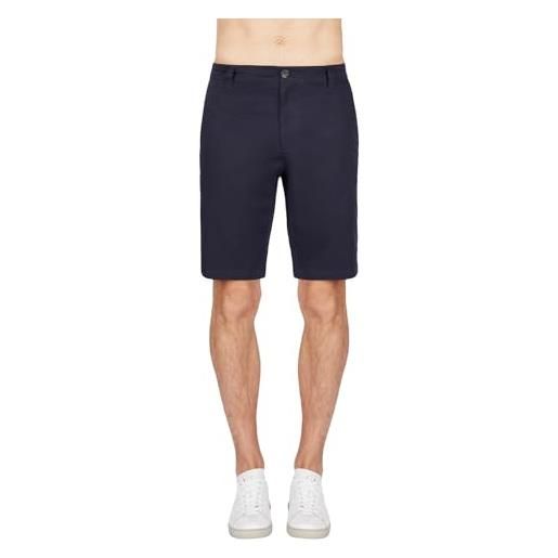 ARMANI EXCHANGE solid stretch twill short, pantaloncini casual, 