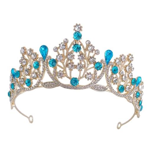 FOMIYES 3 pezzi tiara la di cristallo copricapo da sposa ragazza regalo di compleanno corone di compleanno per le donne accessori di compleanno per le donne accessori per