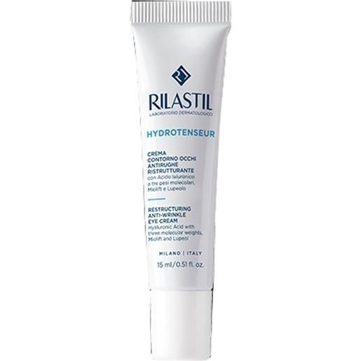 Rilastil hydrotenseur crema contorno occhi antirughe ristrutturante 15 ml