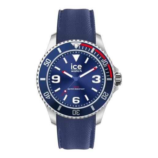 Ice-watch - ice steel blue red racing - orologio blu da uomocon cinturino in silicone - 020376 (medium)