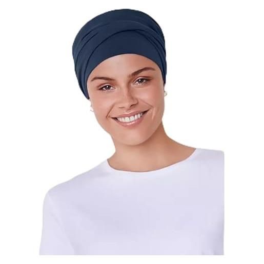 Christine headwear - emmy - viva turban - denim scuro, denim scuro, taglia unica