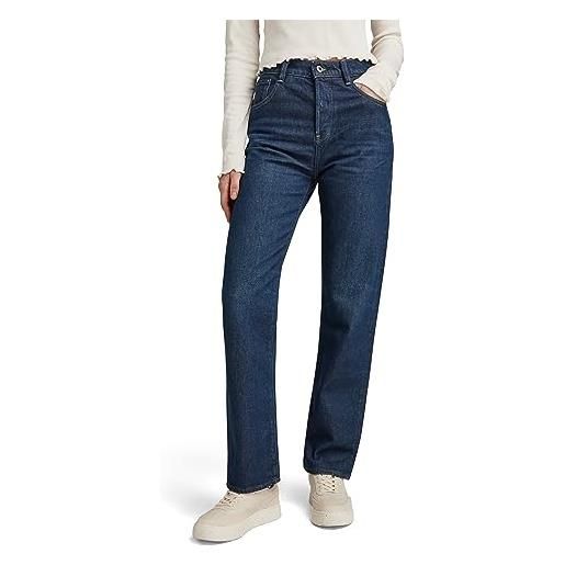 G-STAR RAW viktoria high straight jeans donna , blu (worn in aster blue d23959-d503-g115), 31w / 34l