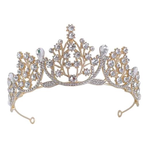 FOMIYES 3 pz tiara corona di strass di cristallo compleanno delle ragazze corona di cristallo corona nuziale corona di compleanno per le donne principessa copricapo accessori