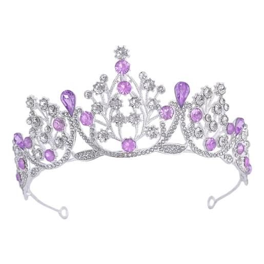 FOMIYES 5 pz tiara corona principessa di cristallo regali di addio al nubilato per damigelle corona di cristallo accessori bambina corona di addio al nubilato corona nuziale