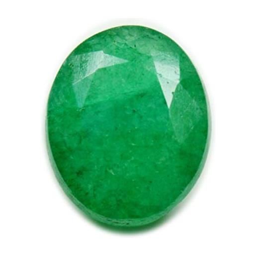 CaratYogi natural emerald natural loose gemstone forma ovale birthstone chakra healing stone gioielli astronomia e segno zodiacale 10 carati
