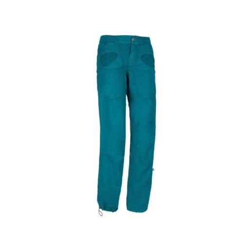 E9 - pantalone donna in lino leggero per arrampicata e palestra onda flax - lightpetrol-s