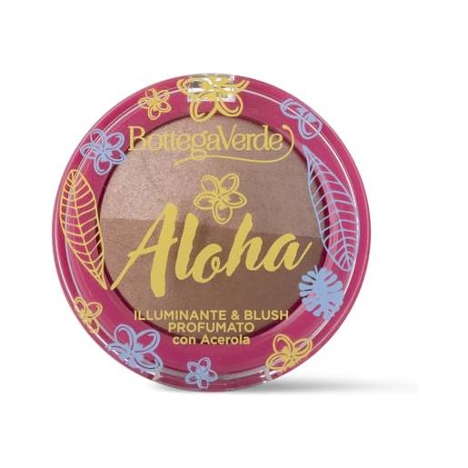 Bottega Verde - aloha - illuminante & blush profumato con acerola - albicocca